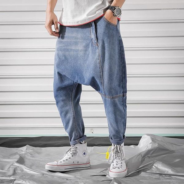 men's jeans men's 2021 loose full length joggers 5xl trousers casual zipper denim pencil harem pants streetwear male jeans1, Blue
men's jeans men's 2021 loose full length joggers 5xl trousers casual zipper denim pencil harem pants streetwear male jeans1, Blue