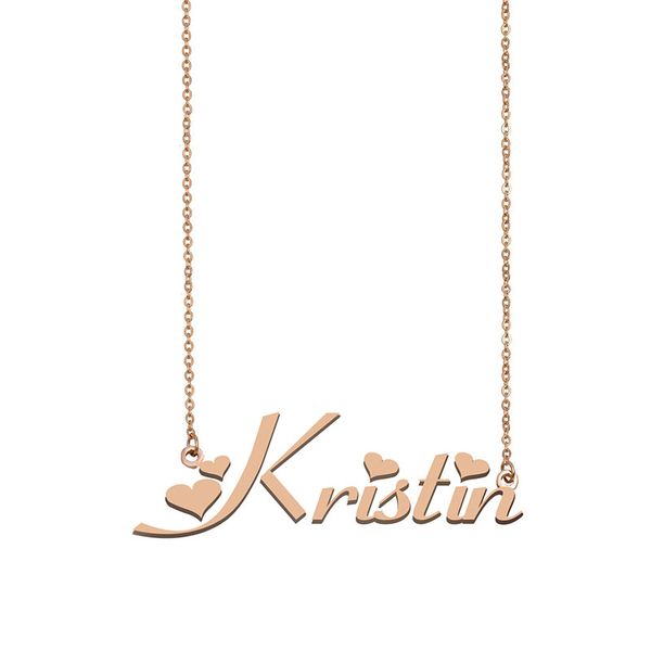Kristin Name Necklace Custom Nameplate Pendant for Women Girls Birthday Gift Kids Best Friends Jewelry 18k Gold Plated Stainless Steel, Silver
Kristin Name Necklace Custom Nameplate Pendant for Women Girls Birthday Gift Kids Best Friends Jewelry 18k Gold Plated Stainless Steel, Silver