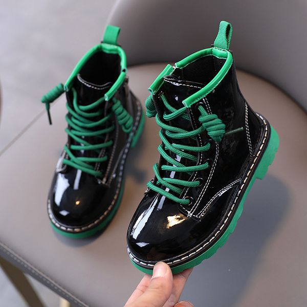 girls boys 2020 autumn kids children baby patent leather boots winter fashion martin boot shoes e51, Black;red
girls boys 2020 autumn kids children baby patent leather boots winter fashion martin boot shoes e51, Black;red