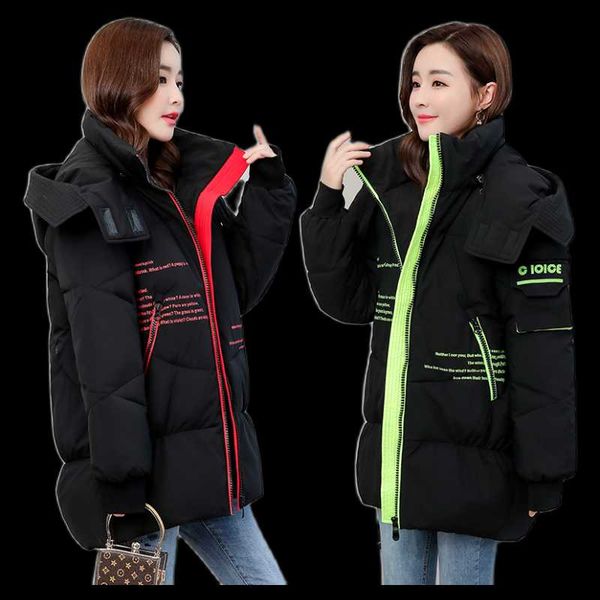 2020 oversize itself women's jacket winter women down cotton women parkas female mid-length loose keep warm plus size coat a199, Black
2020 oversize itself women's jacket winter women down cotton women parkas female mid-length loose keep warm plus size coat a199, Black