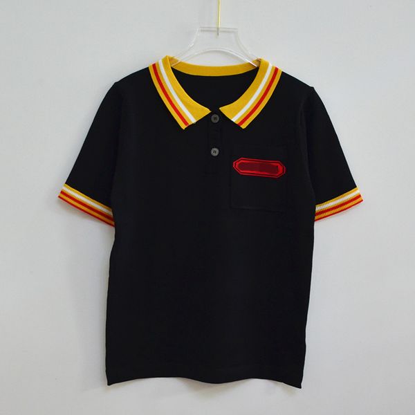 milan runway t-shirt 2019 lapel neck short sleeve g letter women's t-shirt high end striped jacquard pullover women designer t-shirt 02, White;black
milan runway t-shirt 2019 lapel neck short sleeve g letter women's t-shirt high end striped jacquard pullover women designer t-shirt 02, White;black