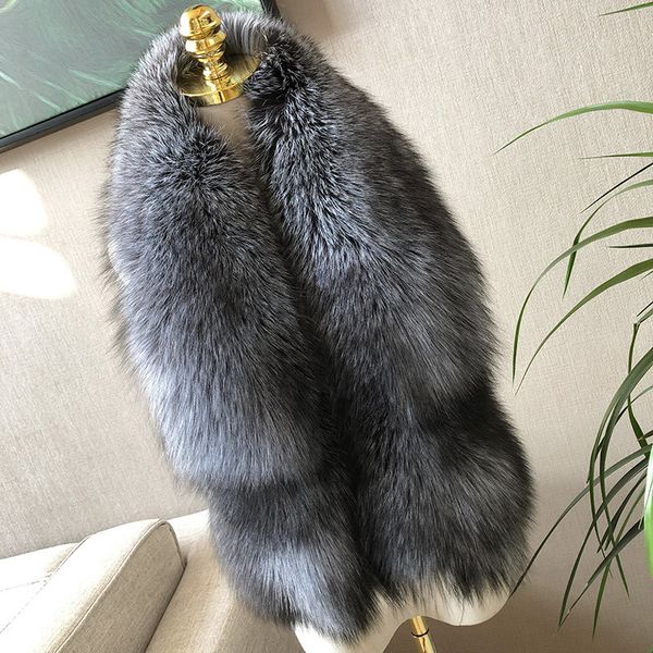 genuine real fox fur collar shawl 100% natural fox scarf for women neck warm fur muffler whole fox big scarves female wrap 201019, Blue;gray
genuine real fox fur collar shawl 100% natural fox scarf for women neck warm fur muffler whole fox big scarves female wrap 201019, Blue;gray