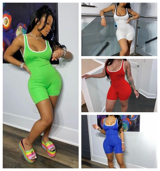 explosive 2021 selling european and american summer women's short casual sports jumpsuit, Black;white
explosive 2021 selling european and american summer women's short casual sports jumpsuit, Black;white