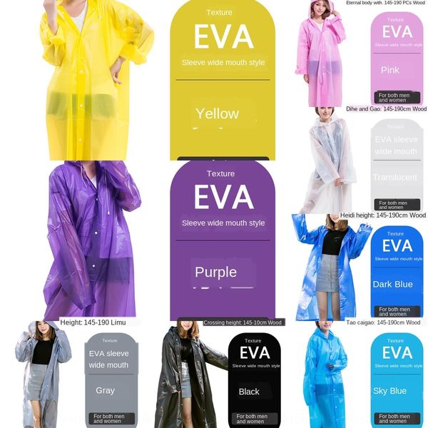 p571z liwang protective button hiking protective button raincoat fashion men and women thickened eva raincoat
p571z liwang protective button hiking protective button raincoat fashion men and women thickened eva raincoat