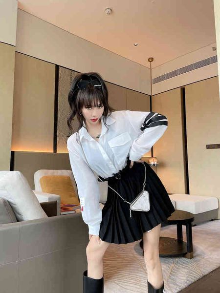 skirts short ss fashion skirt women street style pleated skirts limited edition belt bag shirt dress recycled polyester texture fabric rfsx, Black
skirts short ss fashion skirt women street style pleated skirts limited edition belt bag shirt dress recycled polyester texture fabric rfsx, Black