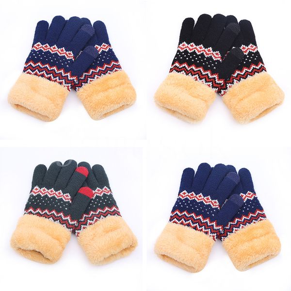 women' knitted gloves touch screen winter women' wrist gloves thickened warmth full finger soft knitted women' gloves db18, Blue;gray
women' knitted gloves touch screen winter women' wrist gloves thickened warmth full finger soft knitted women' gloves db18, Blue;gray