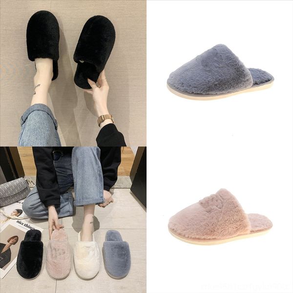ghydm female shoes winter soft slipper slippers casual woman fur flip flops flock low luxury plush flat slides plush slipper minion with, Black
ghydm female shoes winter soft slipper slippers casual woman fur flip flops flock low luxury plush flat slides plush slipper minion with, Black