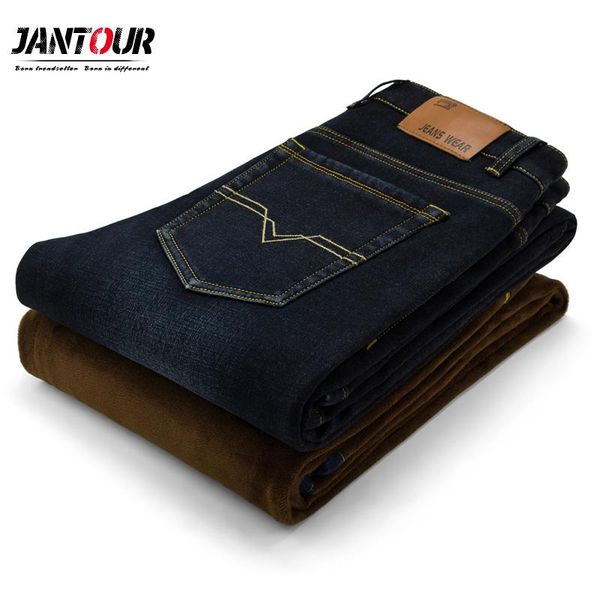 jantour winter men clothing jeans thicken fleece men's jeans business casual trousers straight men for 2020 size 28-42, Blue
jantour winter men clothing jeans thicken fleece men's jeans business casual trousers straight men for 2020 size 28-42, Blue