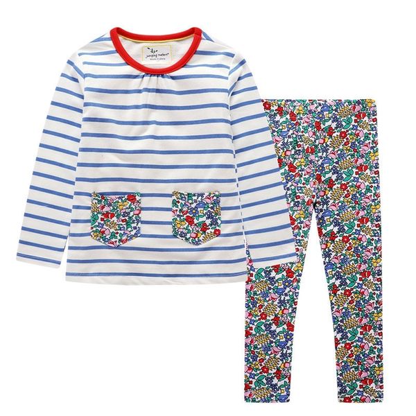 jumping meters kids girls clothing sets cotton polka dot applique cartoon animals autumn spring dress + pant 2 pcs girl suit 201126, White
jumping meters kids girls clothing sets cotton polka dot applique cartoon animals autumn spring dress + pant 2 pcs girl suit 201126, White