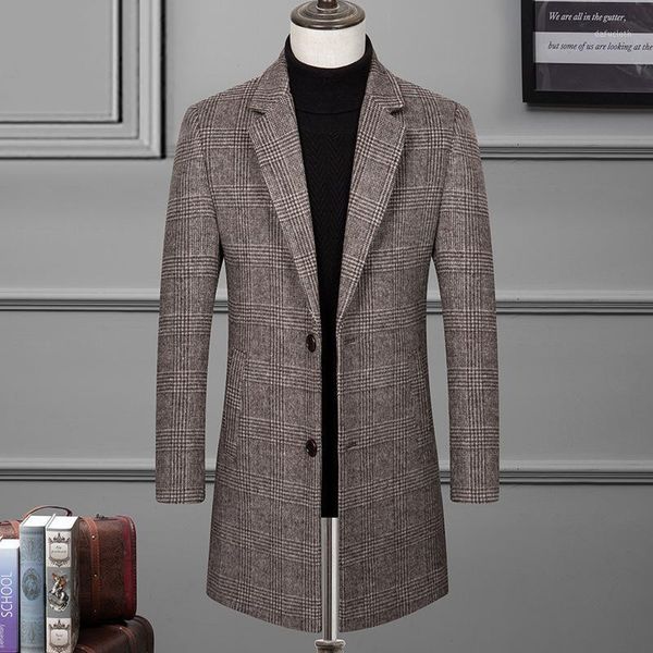 new 2020 british men's coat solid color easy care woolen fashion city suit collar casual coat1, Black
new 2020 british men's coat solid color easy care woolen fashion city suit collar casual coat1, Black