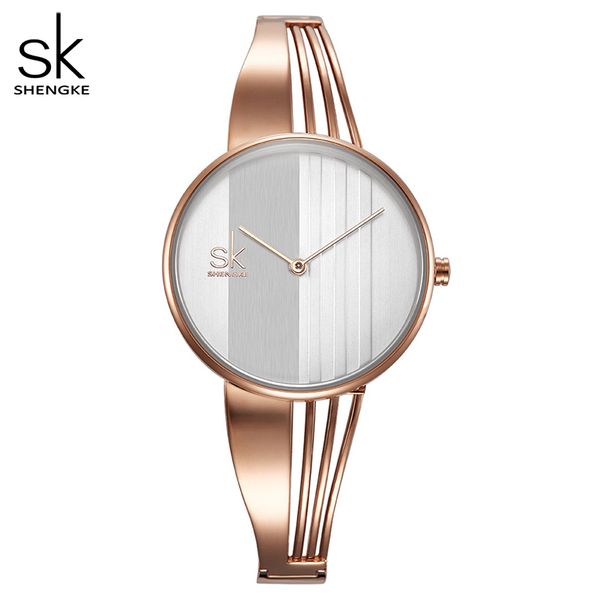 shengke fashion gold-plated women watches charm ladies wristwatch bracelet quartz watch women montre femme relogio feminino 201119, Slivery;brown
shengke fashion gold-plated women watches charm ladies wristwatch bracelet quartz watch women montre femme relogio feminino 201119, Slivery;brown