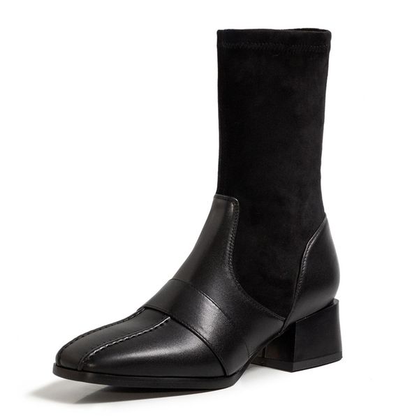 2021 new female leather robust high heels retro lady party woman shoes boots 43 x5xi, Black
2021 new female leather robust high heels retro lady party woman shoes boots 43 x5xi, Black