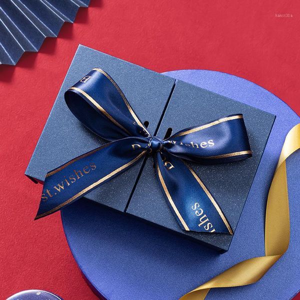 luxury blue ribbon gift box wedding valentines day birthday new year present packaging box cosmetic cloth shoes packing 1pc1
luxury blue ribbon gift box wedding valentines day birthday new year present packaging box cosmetic cloth shoes packing 1pc1
