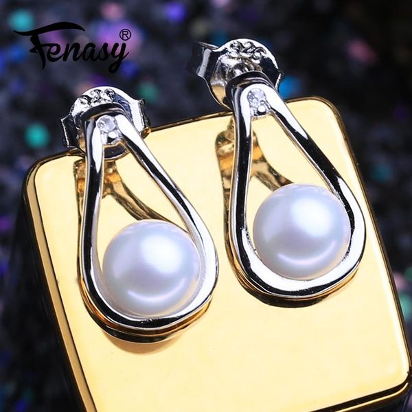 fenasy natural pearl earrings 925 sterling silver stud earrings for women cute casual simple fashion jewelry, Golden;silver
fenasy natural pearl earrings 925 sterling silver stud earrings for women cute casual simple fashion jewelry, Golden;silver