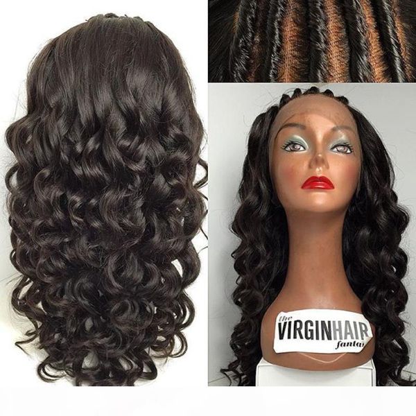 thick and soft human hair 180 density full lace wig glueless brazilian full lace human hair wigs with baby hair for black woman, Black;brown
thick and soft human hair 180 density full lace wig glueless brazilian full lace human hair wigs with baby hair for black woman, Black;brown