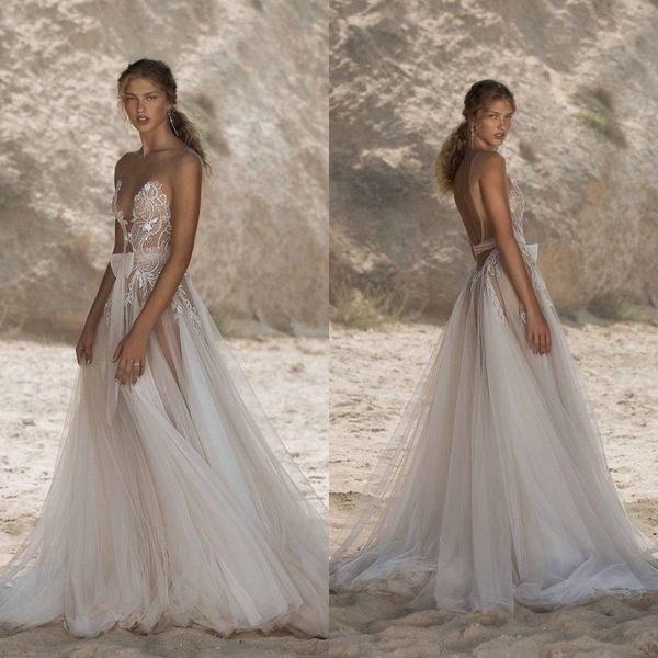 2021 berta beach wedding dress v neck a line lace appliqued beaded boho bridal gowns custom made plus size vestido de noiva, White
2021 berta beach wedding dress v neck a line lace appliqued beaded boho bridal gowns custom made plus size vestido de noiva, White