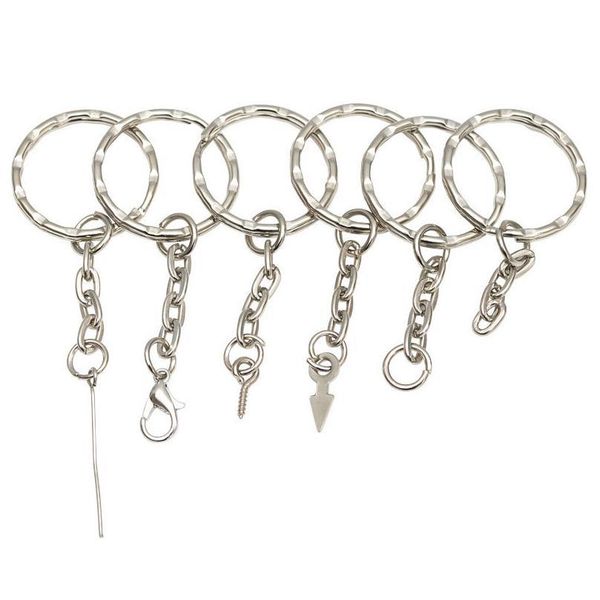 10pcs/lot 25mm keyring ripple keychain hanging chain split ring diy lobster clasp bags key chains acc jllmcq, Silver
10pcs/lot 25mm keyring ripple keychain hanging chain split ring diy lobster clasp bags key chains acc jllmcq, Silver