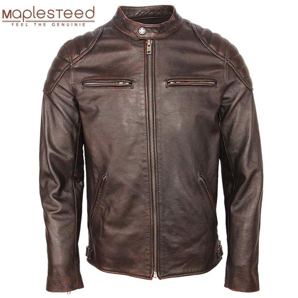 vintage distressed leather jacket men 100% cowhide genuine leather jackets slim fit motorcycle jacket man biker coat autumn m357, Black
vintage distressed leather jacket men 100% cowhide genuine leather jackets slim fit motorcycle jacket man biker coat autumn m357, Black