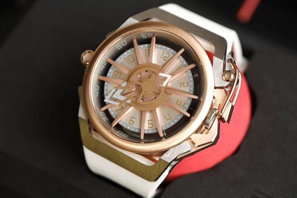 the new 2021high-end double-sided reversed unique design watch, equipped with two movements of quartz and automatic machinery, dial reversed, Slivery;brown
the new 2021high-end double-sided reversed unique design watch, equipped with two movements of quartz and automatic machinery, dial reversed, Slivery;brown