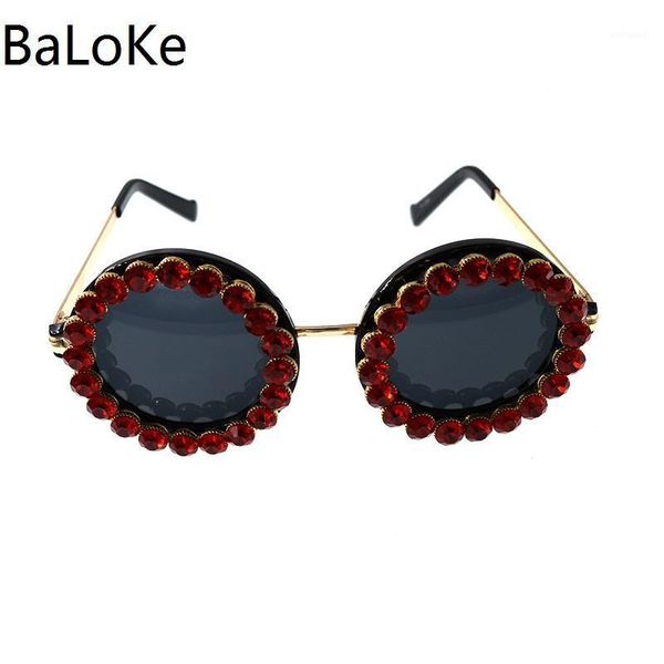 sunglasses round crystal red for women big frame fashion brand designer eyewear shades party&birthday gifts1, White;black
sunglasses round crystal red for women big frame fashion brand designer eyewear shades party&birthday gifts1, White;black