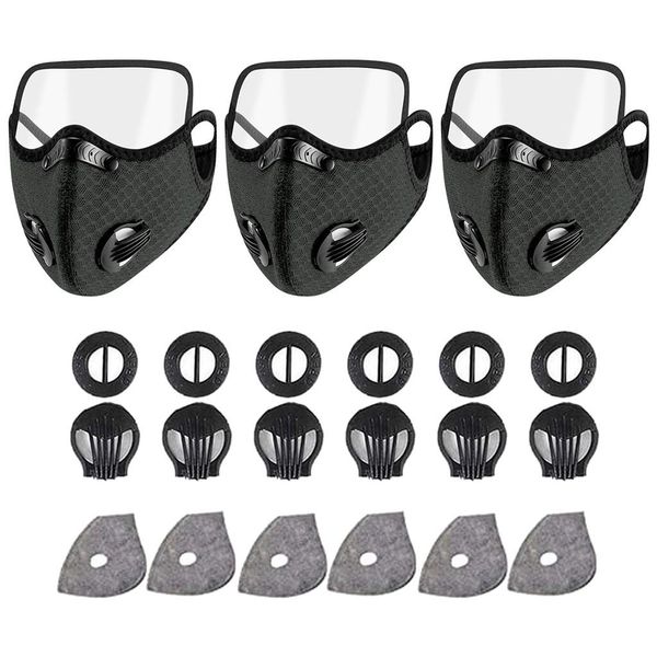 3pc outdoor breathing face mask with eyes shield dust cycling protective mask with 6 filter 6 valves sport masks qylvtb bdesybag
3pc outdoor breathing face mask with eyes shield dust cycling protective mask with 6 filter 6 valves sport masks qylvtb bdesybag