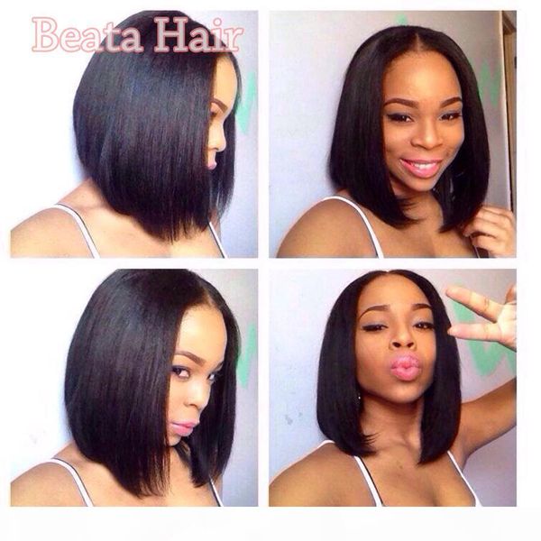 short full lace human hair wigs for black women brazilian virgin hair glueless bob straight lace front wig with baby hair, Black;brown
short full lace human hair wigs for black women brazilian virgin hair glueless bob straight lace front wig with baby hair, Black;brown