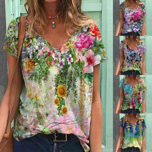 5xl plus size v-neck blouses women floral printing short sleeve shirt summer round neck tunic causal bluzki damskie, White
5xl plus size v-neck blouses women floral printing short sleeve shirt summer round neck tunic causal bluzki damskie, White