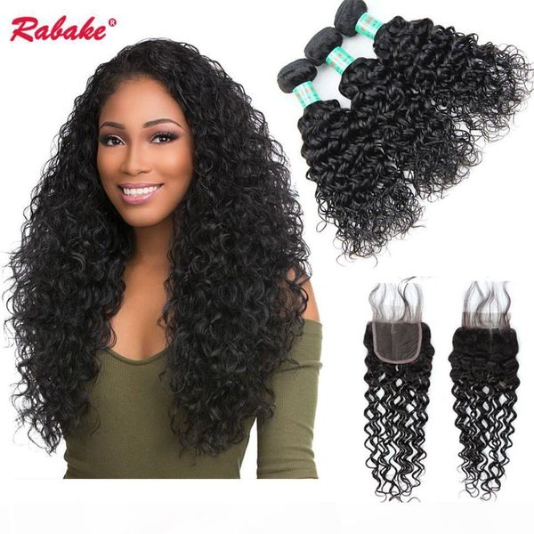 brazilian virgin water wave human hair 3 bundles with closure rabake unprocessed 8a peruvian malaysian indian 4x4 lace closures, Black;brown
brazilian virgin water wave human hair 3 bundles with closure rabake unprocessed 8a peruvian malaysian indian 4x4 lace closures, Black;brown