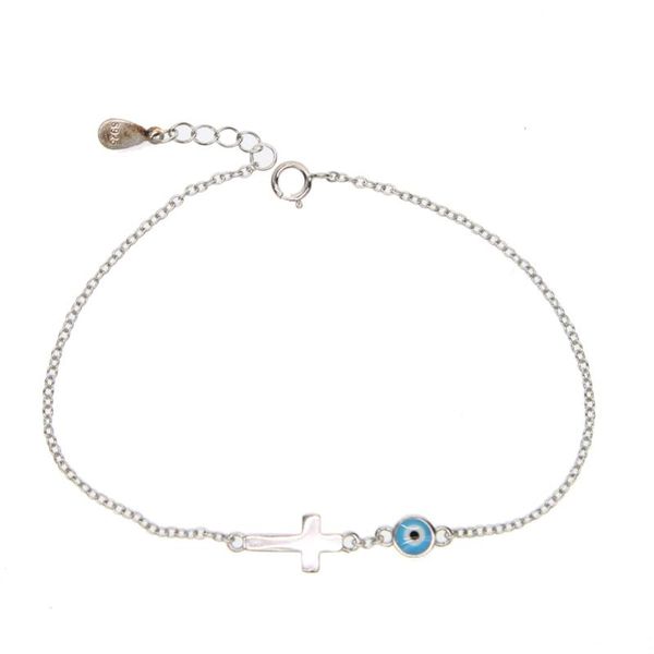 charm bracelets luxury girl design cz pendant cross bracelet 925 sterling silver s925 logo for women engagement jewelry gift, Golden;silver
charm bracelets luxury girl design cz pendant cross bracelet 925 sterling silver s925 logo for women engagement jewelry gift, Golden;silver