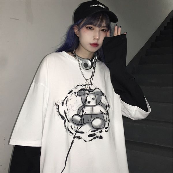 ji4pi fake two loose women autumn 2020 new ins harajuku dark t-shirt bear print crew neck long sleeve t-shirt 0weyg, White
ji4pi fake two loose women autumn 2020 new ins harajuku dark t-shirt bear print crew neck long sleeve t-shirt 0weyg, White