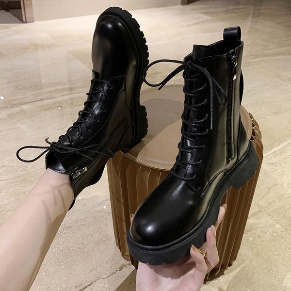 lady boots boots-women mid-calf booties women women's shoes autumn luxury designer low heels booties round toe ladies 2020, Black
lady boots boots-women mid-calf booties women women's shoes autumn luxury designer low heels booties round toe ladies 2020, Black
