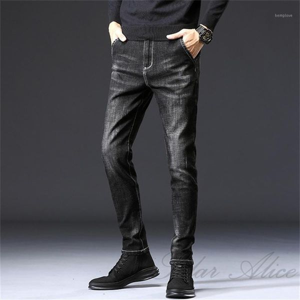 2020 men's fall/winter new pencil jeans handsome and versatile stretch slim fit casual pants black1, Blue
2020 men's fall/winter new pencil jeans handsome and versatile stretch slim fit casual pants black1, Blue