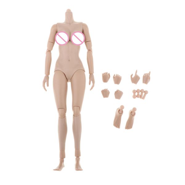 female nude body 1/6 scale flexible joints action woman figure w/ spare hand & feet & neck connector
female nude body 1/6 scale flexible joints action woman figure w/ spare hand & feet & neck connector