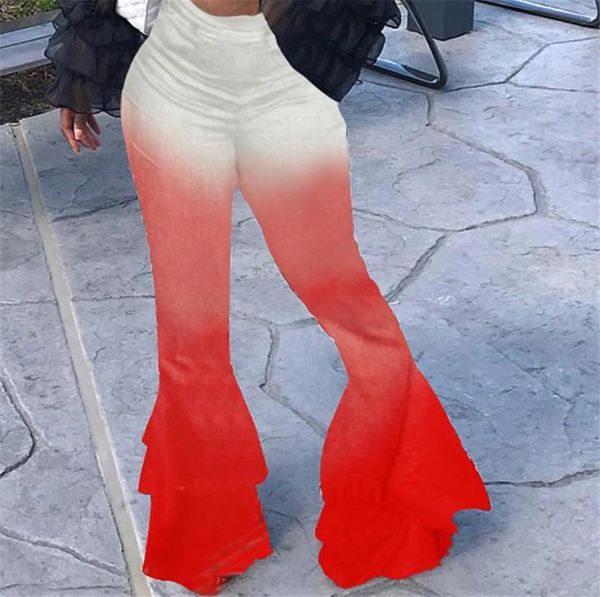 pants new elastic waist womens clothing fashion gradient printed womens capris casual designer womens flare, Black;white
pants new elastic waist womens clothing fashion gradient printed womens capris casual designer womens flare, Black;white
