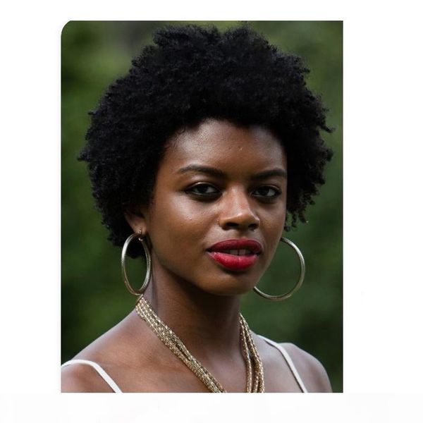 new soft lndian hair african americ afro short cut kinky curly wig simulation human hair curly black wig with bang
new soft lndian hair african americ afro short cut kinky curly wig simulation human hair curly black wig with bang