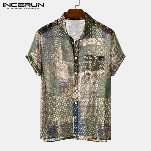 men's casual shirts 2021 fashion men ethnic style printed short sleeve lapel camisa loose breathable blouse man floral pockrts hawaiian, White;black
men's casual shirts 2021 fashion men ethnic style printed short sleeve lapel camisa loose breathable blouse man floral pockrts hawaiian, White;black