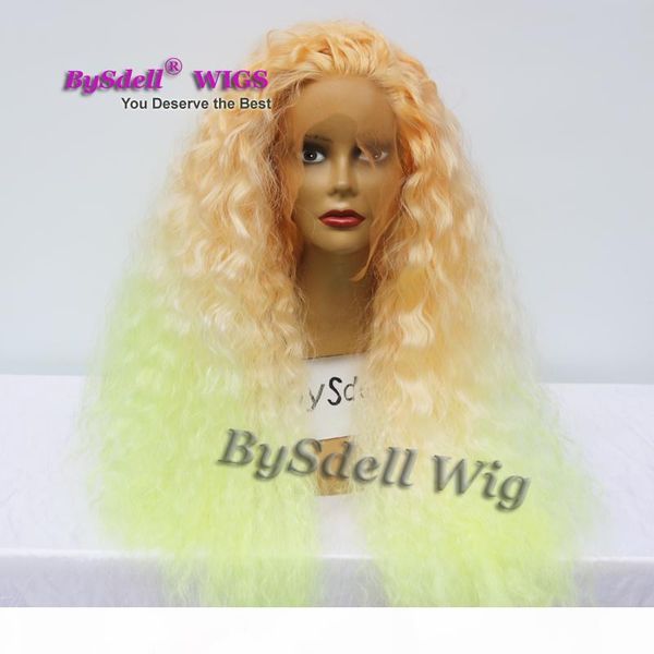 drag queen lemon peach orange ombre yellow color hair wig heat resistant fiber water curly hairstyle lace front wigs, Black
drag queen lemon peach orange ombre yellow color hair wig heat resistant fiber water curly hairstyle lace front wigs, Black