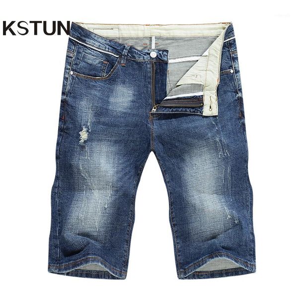 kstun 2020 summer new men's denim shorts fashion slim fit stretch cotton blue washed ripped jeans man brand clothes
kstun 2020 summer new men's denim shorts fashion slim fit stretch cotton blue washed ripped jeans man brand clothes
