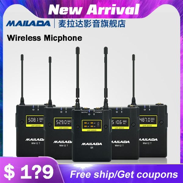microphones mailada wm12 professional wireless lavalier microphone uhf 50m transmission lapel for slr cameras camcorder phones
microphones mailada wm12 professional wireless lavalier microphone uhf 50m transmission lapel for slr cameras camcorder phones