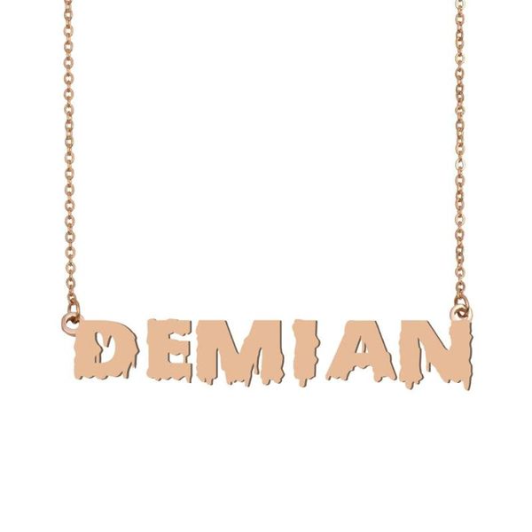 pendant necklaces demian name necklace , cool bloody art for halloween and santa's day jewelry gift kids boys girls, Silver
pendant necklaces demian name necklace , cool bloody art for halloween and santa's day jewelry gift kids boys girls, Silver