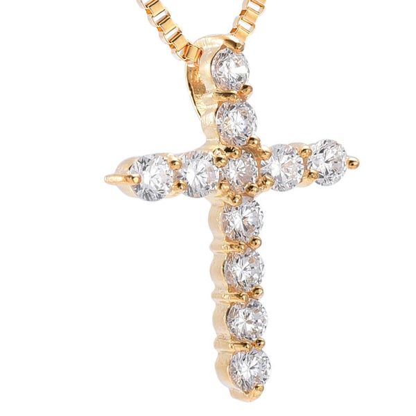 fashion women's necklace gold color rhinestone cross stainless steel cubic zirconia pendant valentine birthday gifts for girls, Silver
fashion women's necklace gold color rhinestone cross stainless steel cubic zirconia pendant valentine birthday gifts for girls, Silver