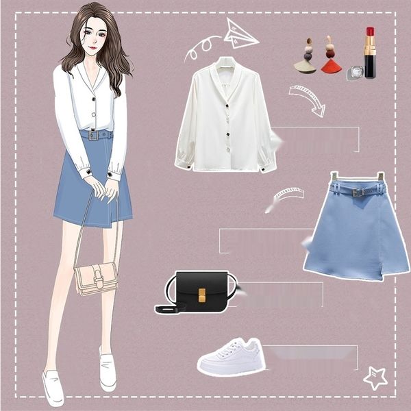 oqmqb early autumn fashion temperament suit niche long skirt long chiffon long-sleeved white shirt women irregular skirt skirt aline m7qiw, Gray
oqmqb early autumn fashion temperament suit niche long skirt long chiffon long-sleeved white shirt women irregular skirt skirt aline m7qiw, Gray