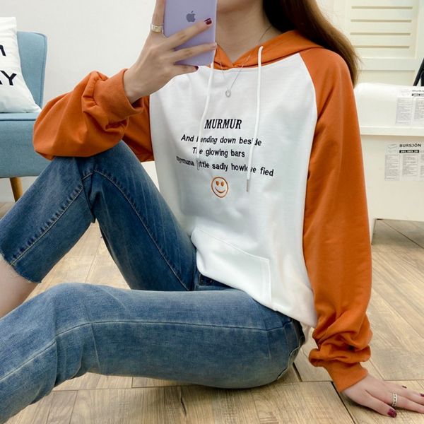 xaqns long sleeve letter embroidery women's sweater embroidered sweater hooded casual 2020 color contrast korean new loose fall versati, Black
xaqns long sleeve letter embroidery women's sweater embroidered sweater hooded casual 2020 color contrast korean new loose fall versati, Black
