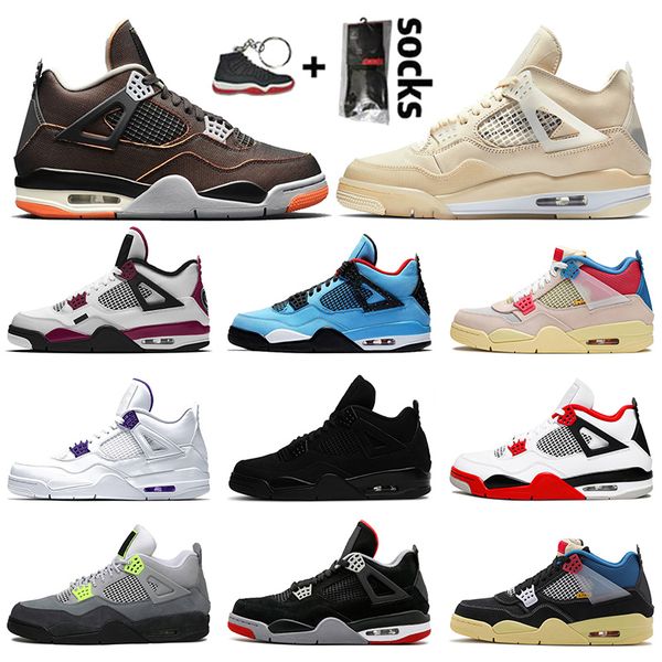 2021 mens starfish basketball shoes 4s sail men women black cat court purple bred sports sneakers trainers, White;red
2021 mens starfish basketball shoes 4s sail men women black cat court purple bred sports sneakers trainers, White;red