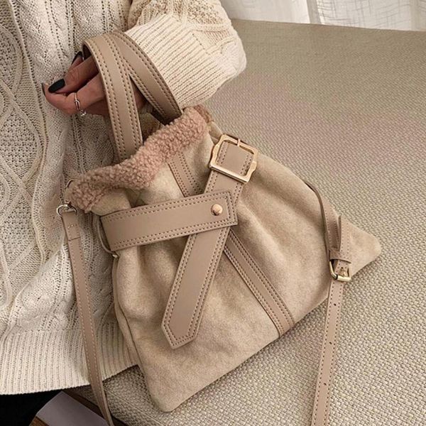 elegant female plush tote bucket bag designer leather women's handbag high capacity shoulder messenger bag a2-45
elegant female plush tote bucket bag designer leather women's handbag high capacity shoulder messenger bag a2-45