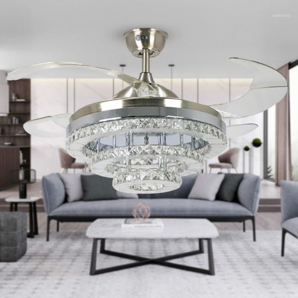 yeeled light 42" invisible ceiling fan with 3-color light and remote retractable blades crystal fandelier for indoor rooms1
yeeled light 42" invisible ceiling fan with 3-color light and remote retractable blades crystal fandelier for indoor rooms1