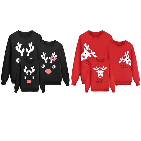 christmas parents' and children's autumn long sleeve deer's head printed sweater parent-child home wear babies pajamas, Blue;black
christmas parents' and children's autumn long sleeve deer's head printed sweater parent-child home wear babies pajamas, Blue;black