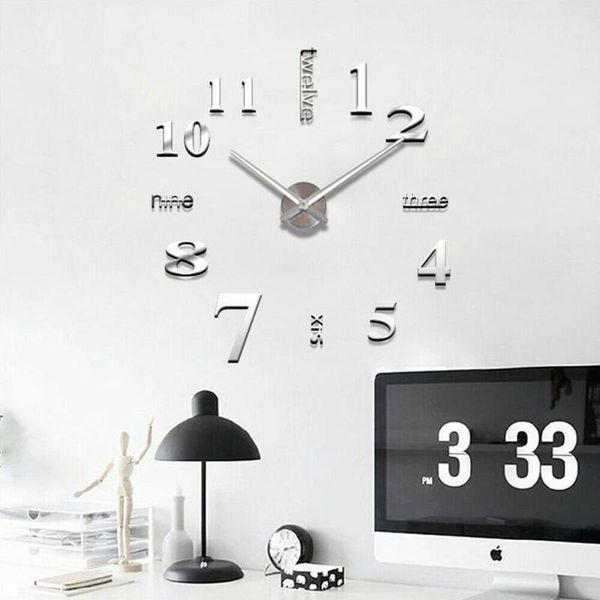 a diy 3d mirror surface large number wall clock sticker home decor mirror living room large art design wall clock1
a diy 3d mirror surface large number wall clock sticker home decor mirror living room large art design wall clock1