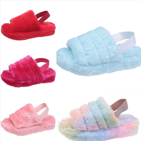 5mw autumn and winter models fashion wild square scalp with hair female facial slippers new plush plus size thick open toe minion plush, Black
5mw autumn and winter models fashion wild square scalp with hair female facial slippers new plush plus size thick open toe minion plush, Black