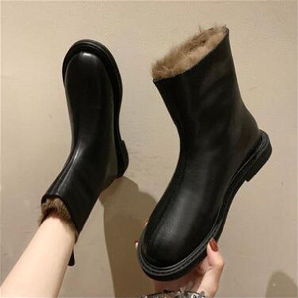 new women round toe winter fashion ankle boots back zipper keep warm snow boots pu leather women shoes black wine red eu 35-39
new women round toe winter fashion ankle boots back zipper keep warm snow boots pu leather women shoes black wine red eu 35-39